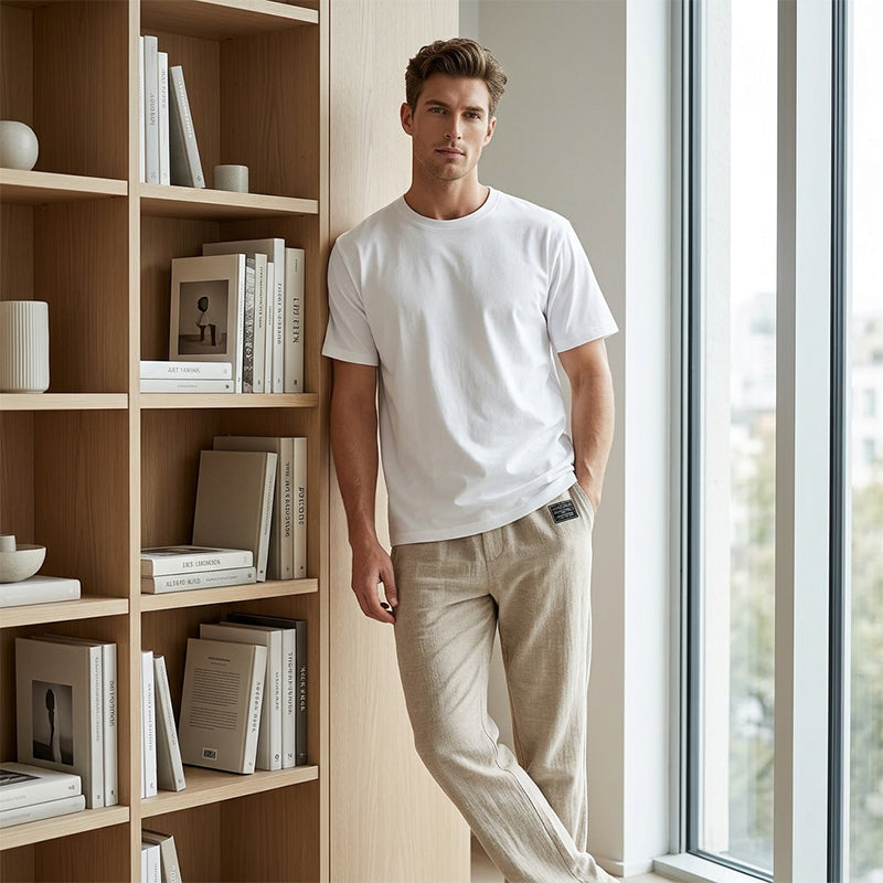 💕LAST DAY SALE 50% OFF!!💕Breathable Straight-Leg Trousers for Men