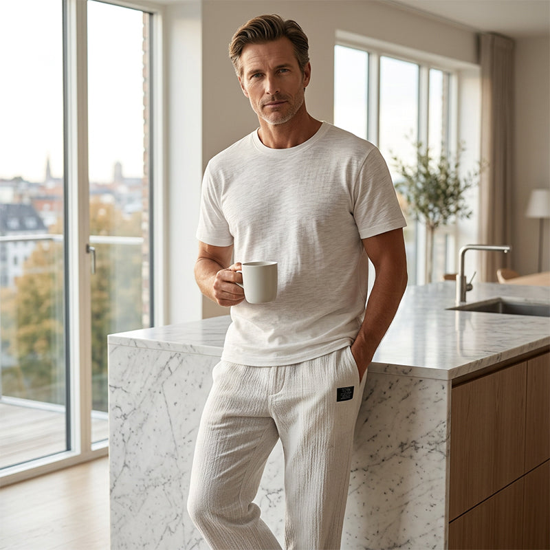 💕LAST DAY SALE 50% OFF!!💕Breathable Straight-Leg Trousers for Men