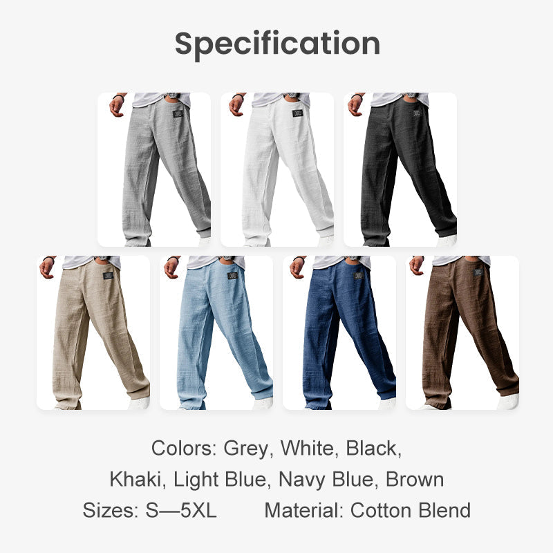 💕LAST DAY SALE 50% OFF!!💕Breathable Straight-Leg Trousers for Men