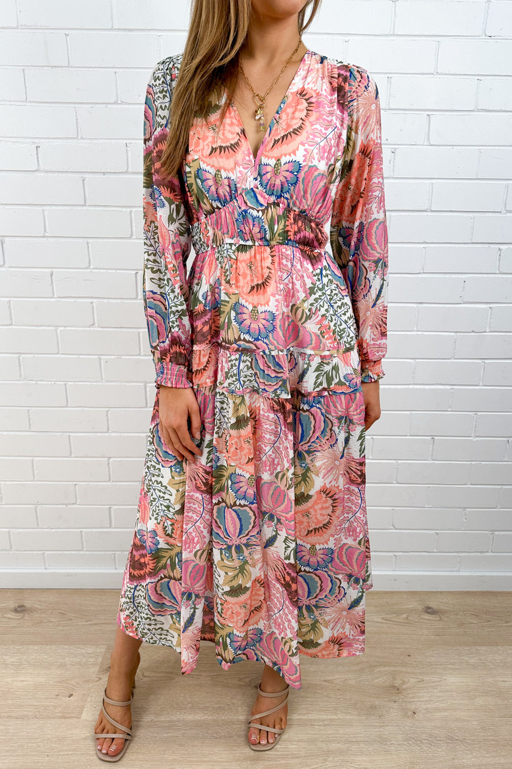 Monti Dress - Pink Floral
