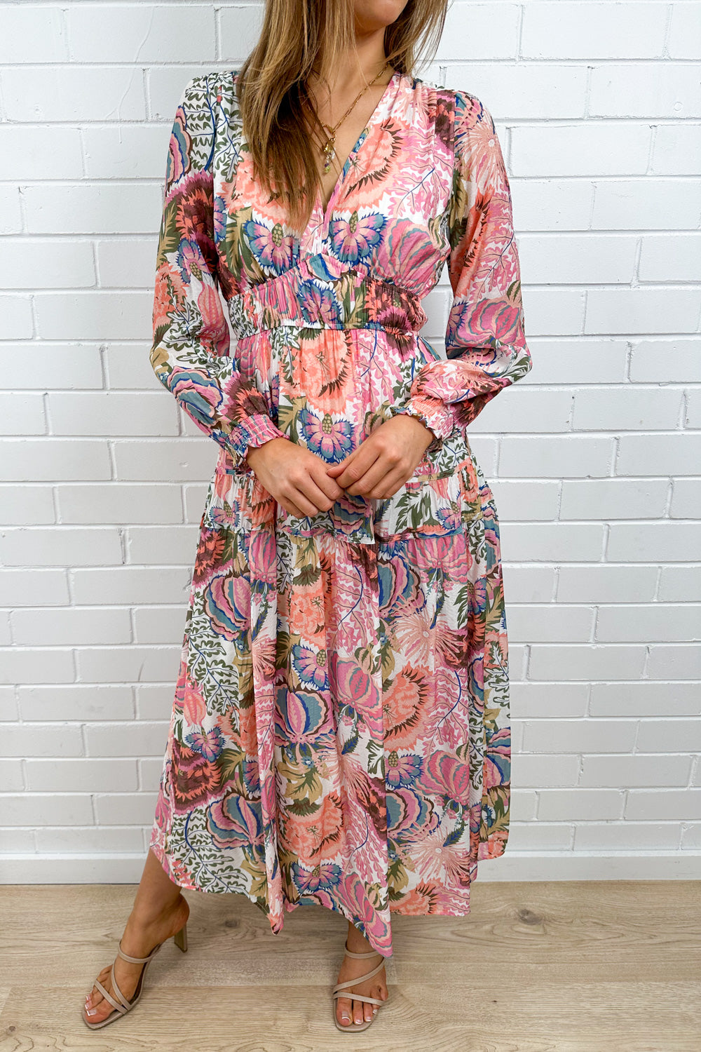 Monti Dress - Pink Floral