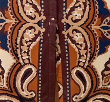 Iluka Dress - Mocha Tile Print