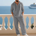 Herren Kapuze Casual Loose Top & Hose 2-teiliges Set